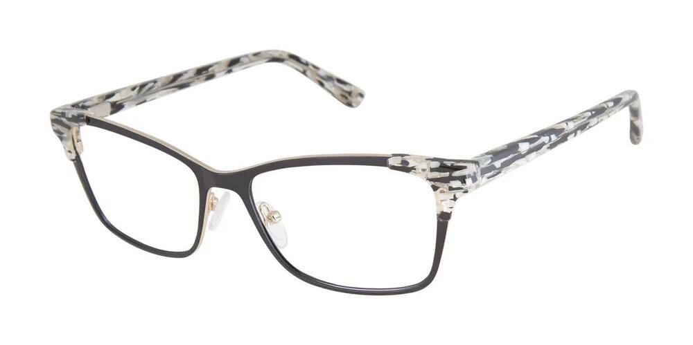 L.A.M.B. LA074 B38 BLACK EYEGLASSES FRAMES 54-16-140 AUTHENTIC DESIGNER